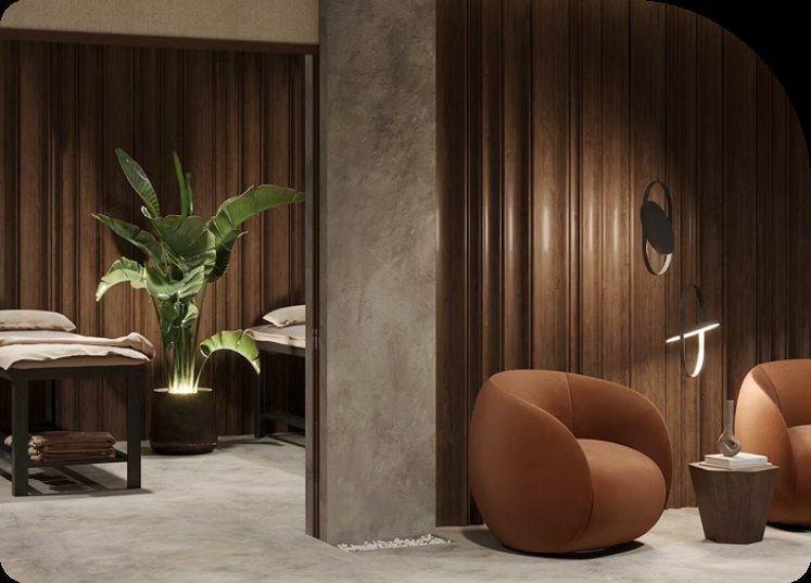 A calming private colon hydrotherapy suite at The Colonics Lounge, Gold Coast